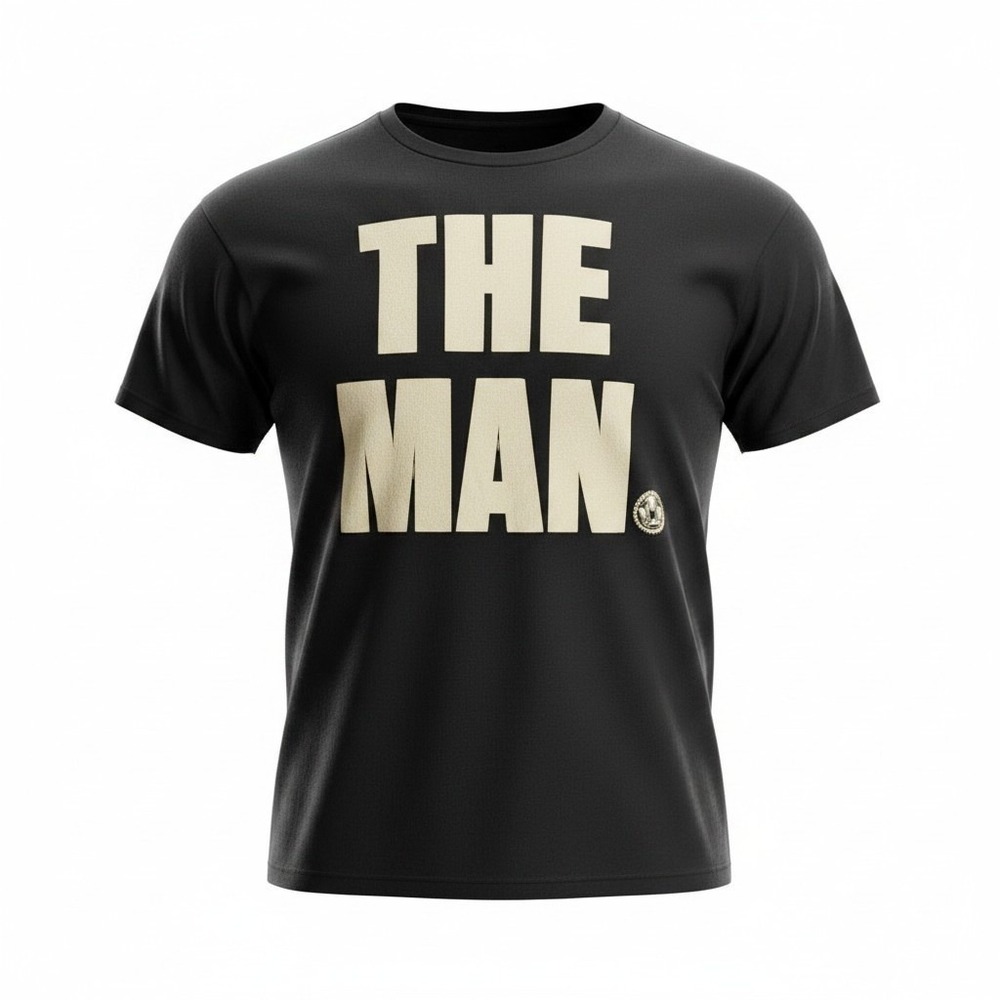 WWE Becky Lynch The Man Graphic T-Shirt Mens XL Black Authentic Wrestling Tee